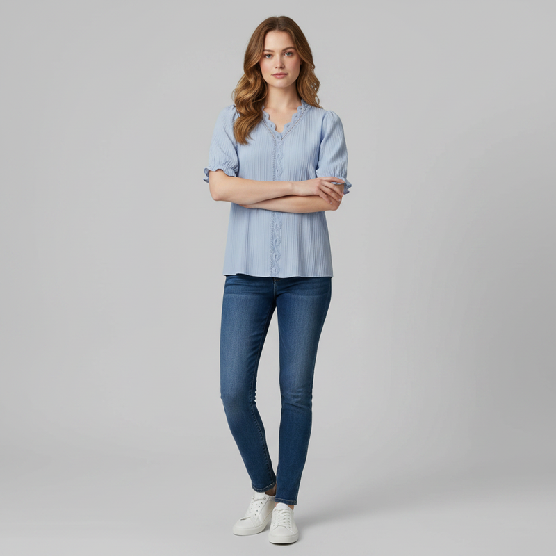 Astrid | Elegant Summer Blouse for Women