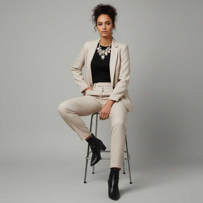 Bianca Trousers | Women's Black Elegant Trousers