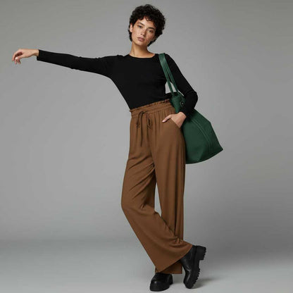 Elegant Leisure Trousers | Women's Pants