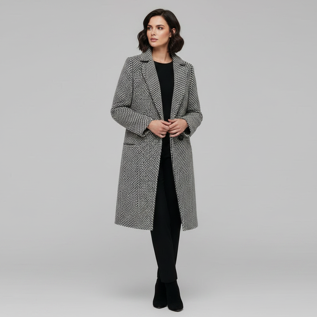 Elegant Long Wool Coat | Women's Winter Coats