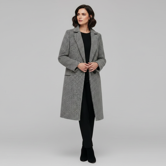 Elegant Long Wool Coat | Women's Winter Coats
