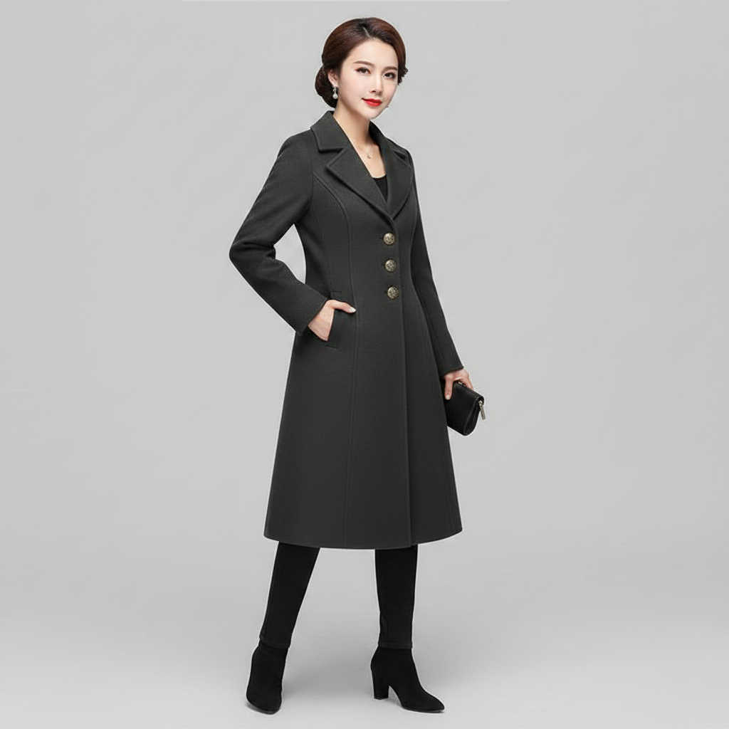 Elegant Women's Wool Coat | Stylish Winter Outerwear