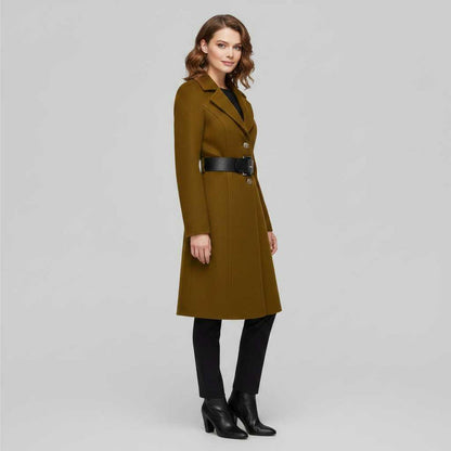Elegant Women's Wool Coat | Stylish Winter Outerwear