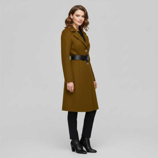 Elegant Women's Wool Coat | Stylish Winter Outerwear
