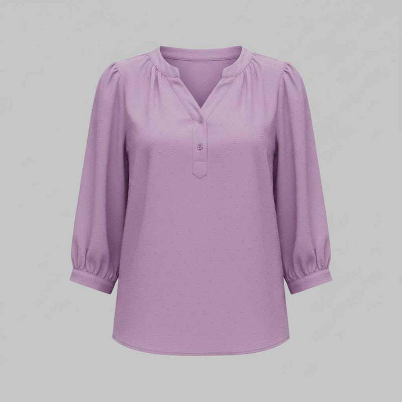 Silk Patchwork Women's Blouse | Versatile Summer Top