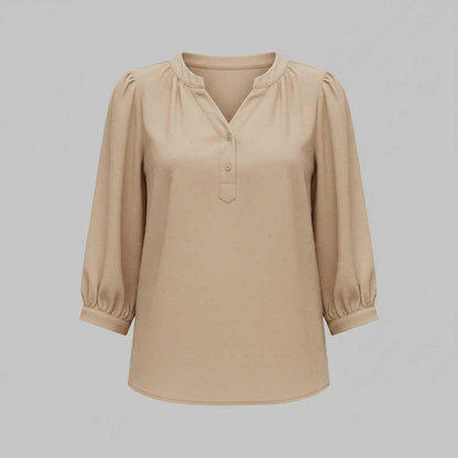 Silk Patchwork Women's Blouse | Versatile Summer Top