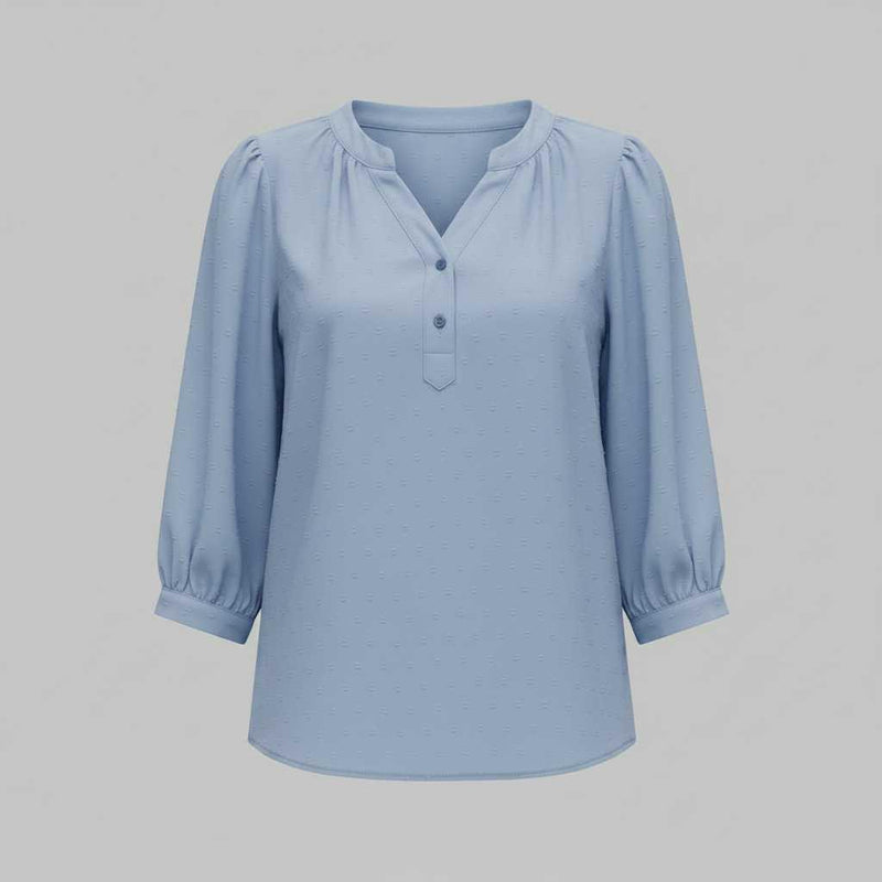 Silk Patchwork Women's Blouse | Versatile Summer Top