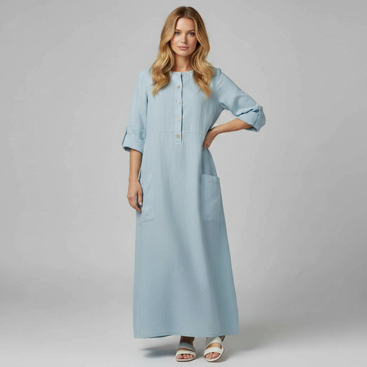 Tina | Women's Plus Size Summer Maxi Dress
