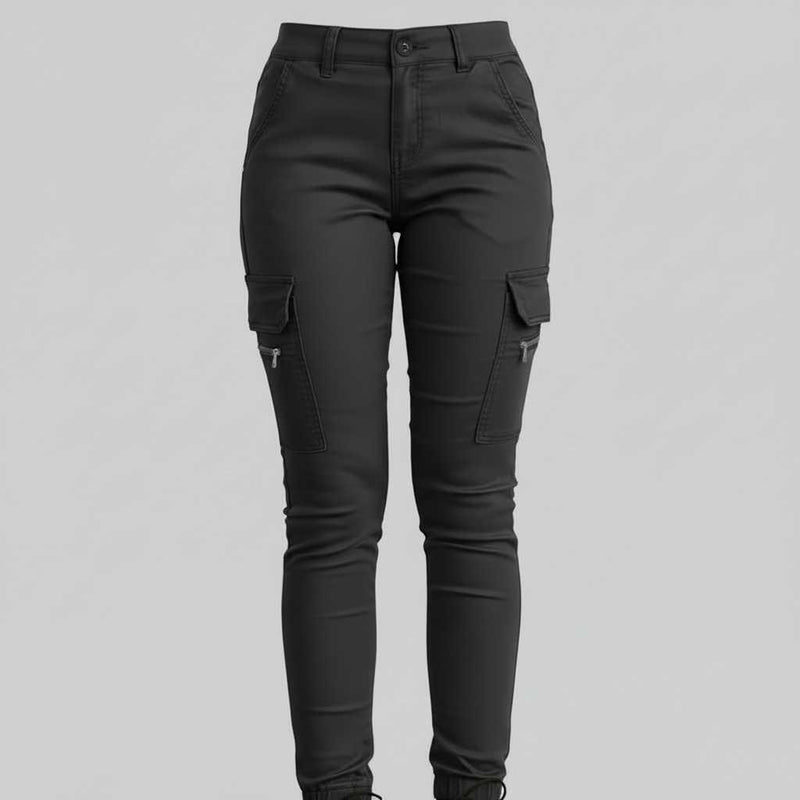 Urban Cargo Pants | Women's Trousers in Black